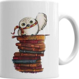 Baskı Dükkanı KB2332 Harry Potter Edwiges Porselen Kupa Bardak