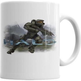 Baskı Dükkanı KB2338 Halo Master Chief Porselen Kupa Bardak
