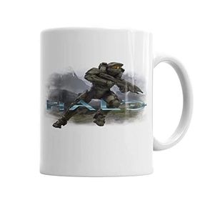 Baskı Dükkanı KB2338 Halo Master Chief Porselen Kupa Bardak