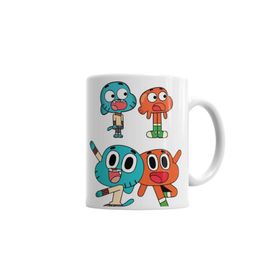 Baskı Dükkanı KB2342 Gumball Cartoon Network Porselen Kupa Bardak