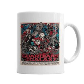 Baskı Dükkanı KB2345 Guardians Of The Galaxy Marvel Porselen Kupa Bardak