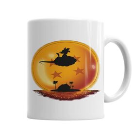 Baskı Dükkanı KB2355 Goku Nuvem Voadora Porselen Kupa Bardak