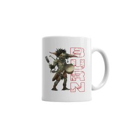 Baskı Dükkanı KB2361 Goblin Burn Porselen Kupa Bardak