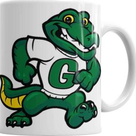 Baskı Dükkanı KB2367 Gator Timsah Porselen Kupa Bardak