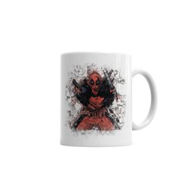 Baskı Dükkanı KB237 Deadpool Marvel Franciss Porselen Kupa Bardak