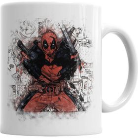Baskı Dükkanı KB237 Deadpool Marvel Franciss Porselen Kupa Bardak