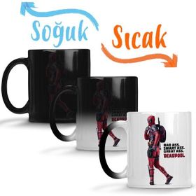 Baskı Dükkanı KB238 Deadpool Marvel Francis Porselen Kupa Bardak