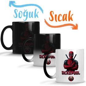 Baskı Dükkanı KB238 Deadpool Marvel Francis Porselen Kupa Bardak