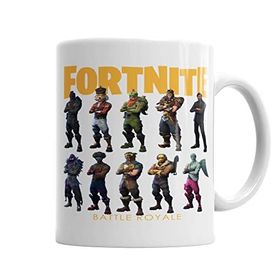 Baskı Dükkanı KB2391 Fortnite Battle Royale Skins Porselen Kupa Bardak