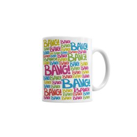 Baskı Dükkanı KB24 Bang Bang Bang Porselen Kupa Bardak