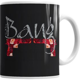 Baskı Dükkanı KB24 Bang Bang Bang Porselen Kupa Bardak
