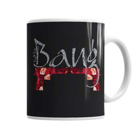 Baskı Dükkanı KB24 Bang Bang Bang Porselen Kupa Bardak