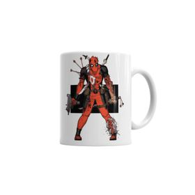 Baskı Dükkanı KB241 Deadpool Angry Porselen Kupa Bardak