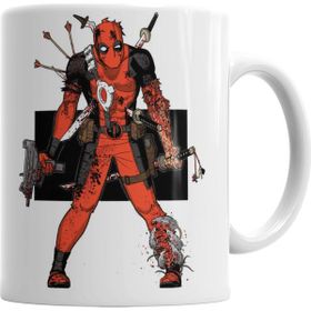 Baskı Dükkanı KB241 Deadpool Angry Porselen Kupa Bardak