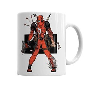 Baskı Dükkanı KB241 Deadpool Angry Porselen Kupa Bardak