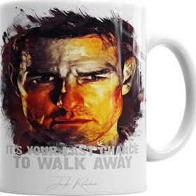 Baskı Dükkanı KB2420 Last Chance To Walk Away Jack Reacher Porselen Kupa Bardak