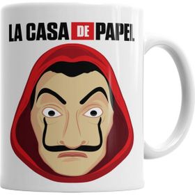 Baskı Dükkanı KB2428 La Casa De Papel Mascara De Dali Porselen Kupa Bardak