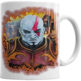 Baskı Dükkanı KB2444 Kratos God Of War Porselen Kupa Bardak
