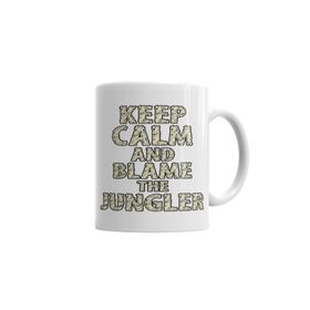 Baskı Dükkanı KB2470 Keep Calm And Blame The Jungler Porselen Kupa Bardak