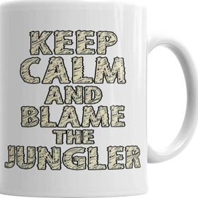 Baskı Dükkanı KB2470 Keep Calm And Blame The Jungler Porselen Kupa Bardak