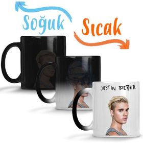 Baskı Dükkanı KB2474 Justin Bieber Porselen Kupa Bardak