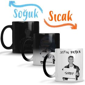 Baskı Dükkanı KB2474 Justin Bieber Porselen Kupa Bardak