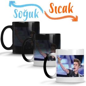 Baskı Dükkanı KB2474 Justin Bieber Porselen Kupa Bardak