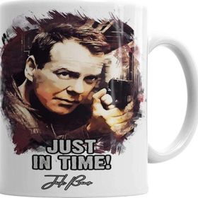 Baskı Dükkanı KB2475 Just In Time Jack Bauer Porselen Kupa Bardak