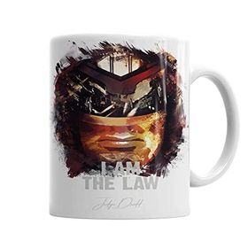 Baskı Dükkanı KB2479 Judge Dredd Sylvester Stallone Porselen Kupa Bardak