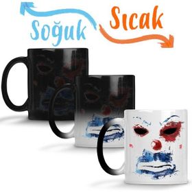 Baskı Dükkanı KB2480 Joker Clown Porselen Kupa Bardak