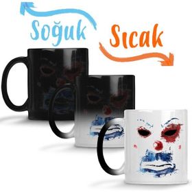 Baskı Dükkanı KB2480 Joker Clown Porselen Kupa Bardak