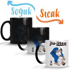 Baskı Dükkanı KB2486 Jiu Jitsu Porselen Kupa Bardak