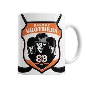 Baskı Dükkanı KB25 Band Of Brothers Porselen Kupa Bardak