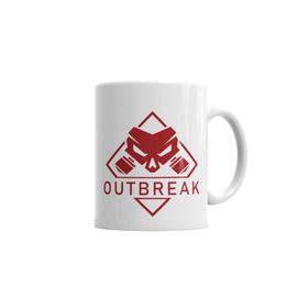 Baskı Dükkanı KB2501 Outbreak Porselen Kupa Bardak