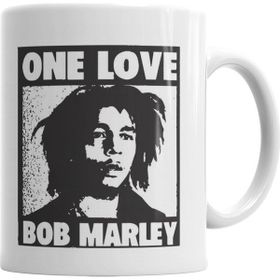 Baskı Dükkanı KB2510 One Love Porselen Kupa Bardak