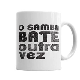 Baskı Dükkanı KB2513 O Samba Bate Outra Vez Porselen Kupa Bardak