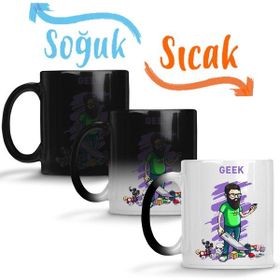 Baskı Dükkanı KB2522 Nerd Geek Gamer Porselen Kupa Bardak