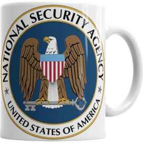 Baskı Dükkanı KB2524 National Security Agency Porselen Kupa Bardak