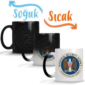 Baskı Dükkanı KB2524 National Security Agency Porselen Kupa Bardak