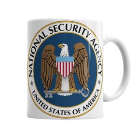 Baskı Dükkanı KB2524 National Security Agency Porselen Kupa Bardak
