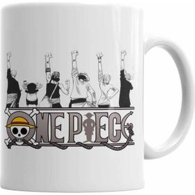 Baskı Dükkanı KB2528 Nakama One Piece Porselen Kupa Bardak