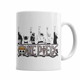 Baskı Dükkanı KB2528 Nakama One Piece Porselen Kupa Bardak