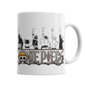 Baskı Dükkanı KB2528 Nakama One Piece Porselen Kupa Bardak