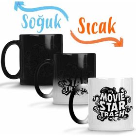 Baskı Dükkanı KB2535 Movie Star Trash Porselen Kupa Bardak