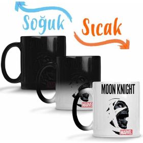 Baskı Dükkanı KB2538 Moon Knight Marvel Porselen Kupa Bardak