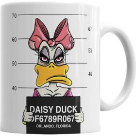 Baskı Dükkanı KB254 Daisy Duck Porselen Kupa Bardak