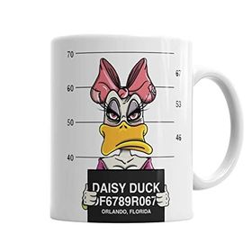 Baskı Dükkanı KB254 Daisy Duck Porselen Kupa Bardak