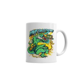 Baskı Dükkanı KB2541 Monstro Do Lago Ness Porselen Kupa Bardak