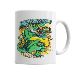 Baskı Dükkanı KB2541 Monstro Do Lago Ness Porselen Kupa Bardak