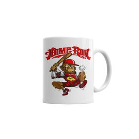 Baskı Dükkanı KB2544 Monkey Baseball Porselen Kupa Bardak